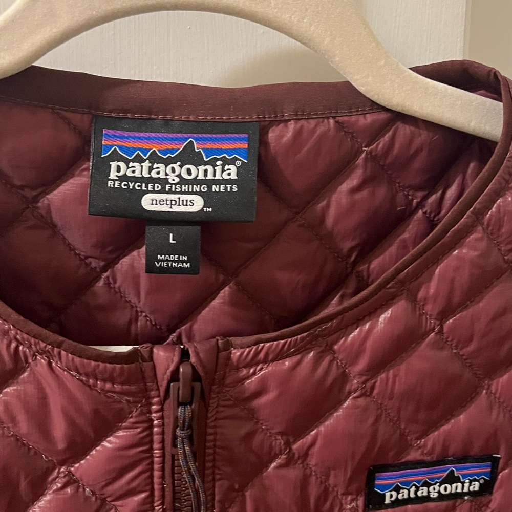 Patagonia Maroon Quilted Jacket